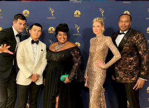 Dulce' Sloan Shines In Rene' Tyler at 70th Primetime Emmy Awards