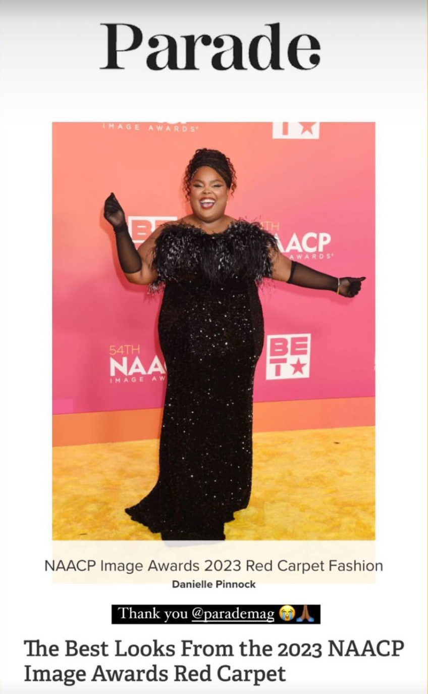 CBS 'Ghosts' Star Danielle Pinnock Featured In Parade MagaIne's Coverge Of The 54th Annual NAACP Image Awards
