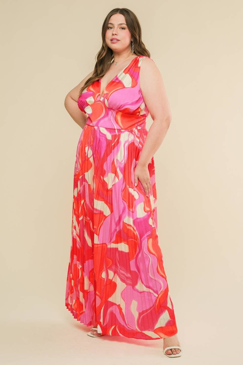 Liquid Waves Printed Jumpsuit