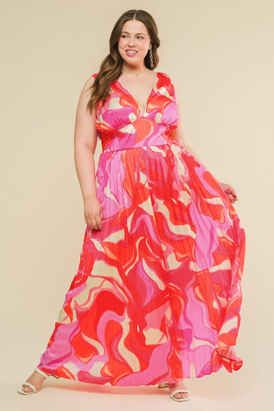 Liquid Waves Printed Jumpsuit