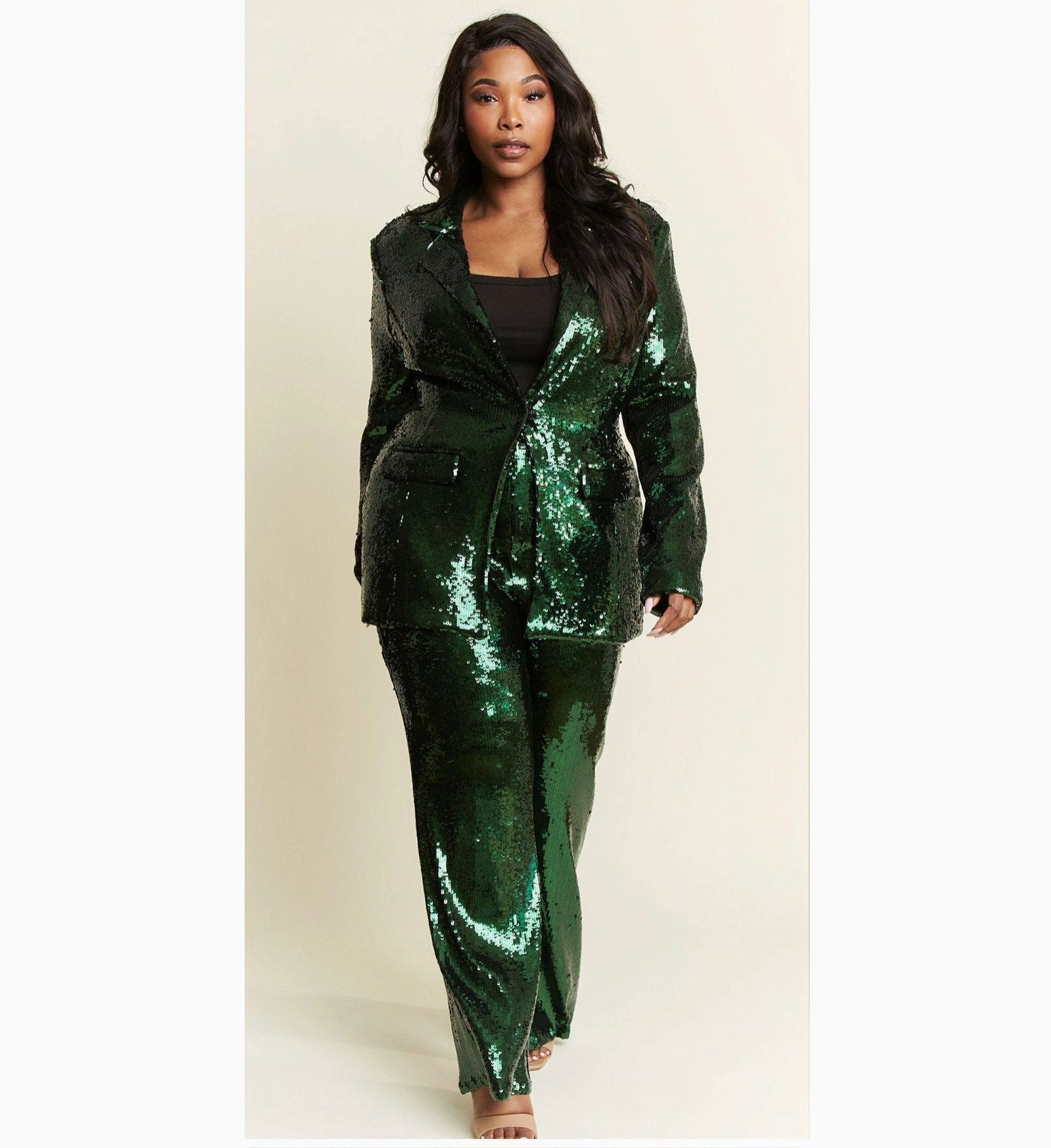 Tailored Sequin Suit