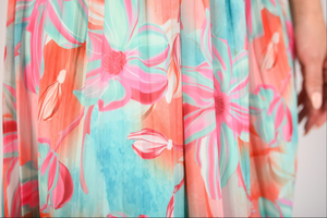 'Leilani' Floral Halter Maxi