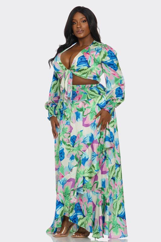 Tropical Floral Matching Set