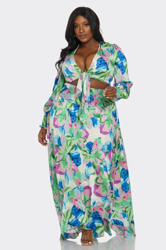 Tropical Floral Matching Set
