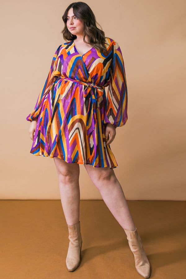 70's Inspired Wrap Dress