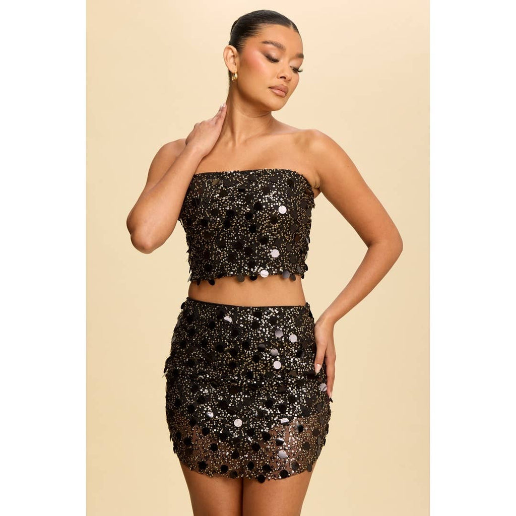 Sexy Sequin Skirt