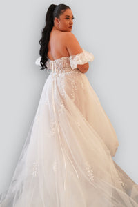 'Andrea' Couture Wedding Gown- Back